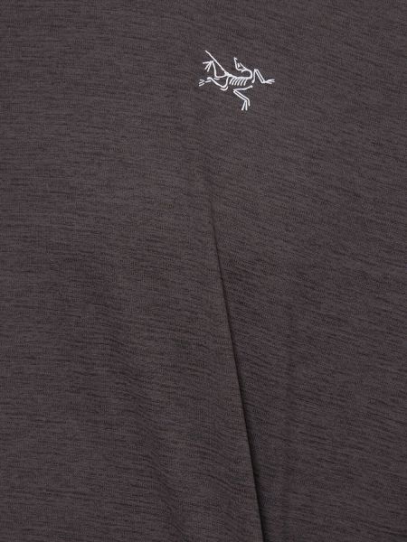 T-shirt a maniche lunghe Arc'teryx nero