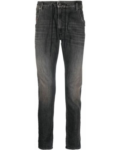 Avsmalnande jeans Diesel svart