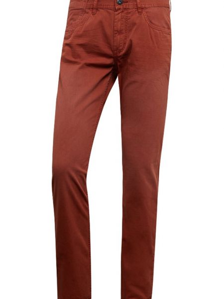 Spodnie klasyczne Tom Tailor czerwone