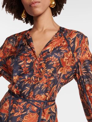 Копринена блуза на цветя Zimmermann