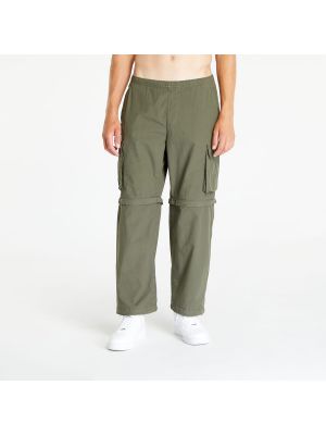 Kalhoty na zip Urban Classics zelené