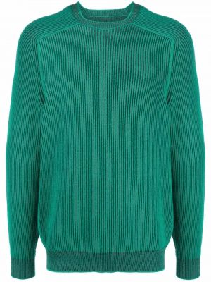 Jersey de cachemir de tela jersey con estampado de cachemira Sease verde