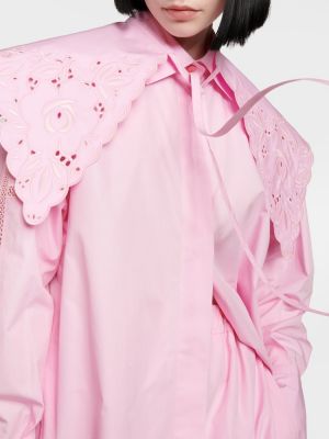 Pamut hímzett dzseki Patou rózsaszín
