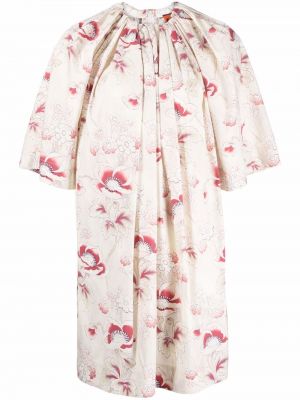 Plissert trykt floral dress Colville