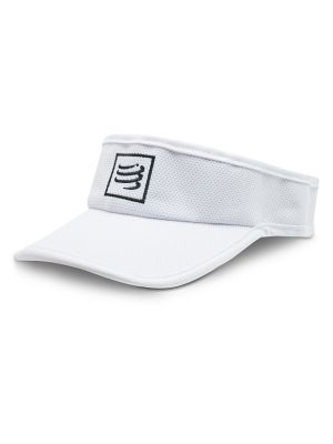 Cappello con visiera Compressport bianco