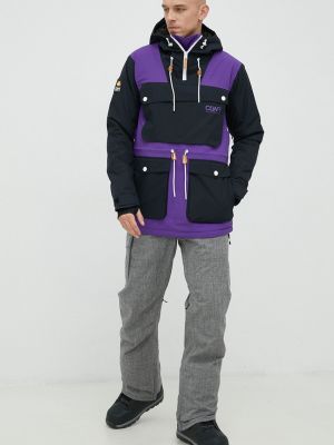 Skijaška jakna Colourwear ljubičasta