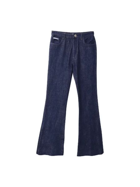 Jeans en coton Prada Vintage bleu