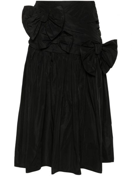 Suknja koja se širi s mašnom s draperijom Viktor & Rolf crna