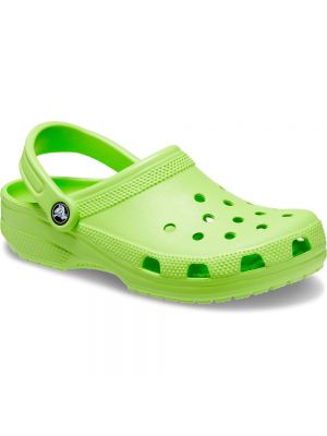 Зеленые мюли Crocs