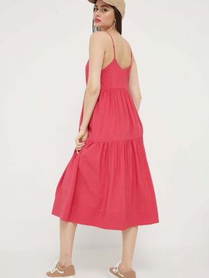Mini ruha Abercrombie & Fitch rózsaszín
