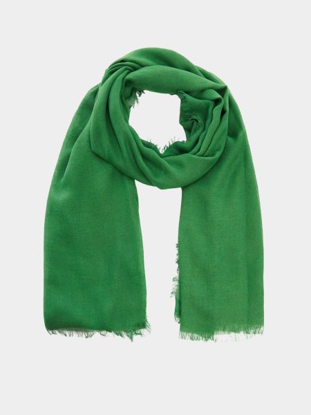 Зеленый шарф из вискозы Mango