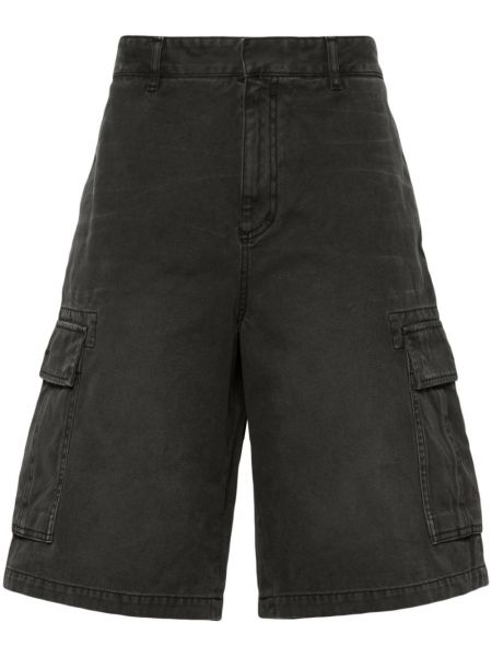 Shorts cargo brodeés Givenchy noir