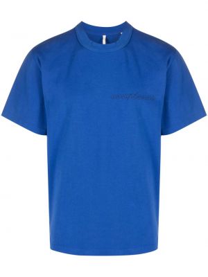 T-shirt en coton Sunflower bleu