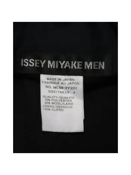 Pantalones Issey Miyake Pre-owned negro