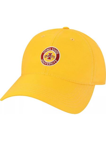 Кепка League-Legacy для взрослых Iowa State Cyclones цвета с регулируемой посадкой золотого