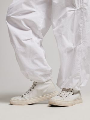 Pantalon cargo Superdry blanc