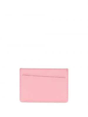 Kožená peňaženka Maison Margiela ružová