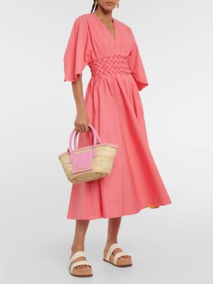 Платье миди Roksanda розовое