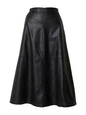Kožená sukňa Herrlicher čierna