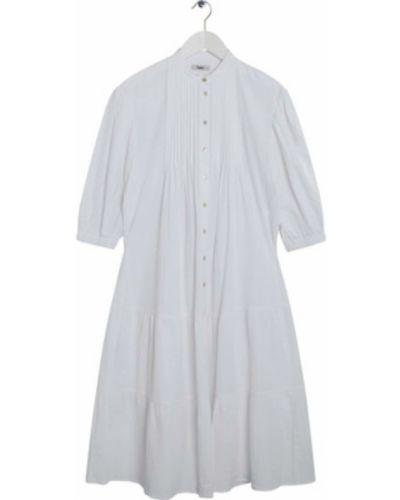 Robe chemise Bzr blanc