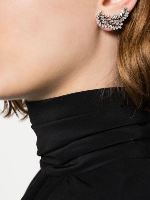 Ohrring mit federn mit kristallen Isabel Marant silber
