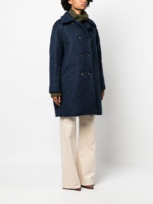Cappotto di lana Fay blu