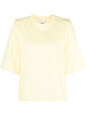 Памучна тениска Isabel Marant жълто