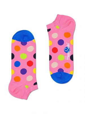 Pöttyös zokni Happy Socks rózsaszín