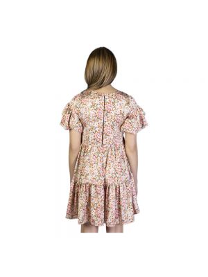 Mini vestido con cremallera de flores Aniye By rosa