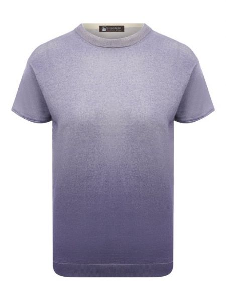 Кашемировый шелковый пуловер Colombo фиолетовый