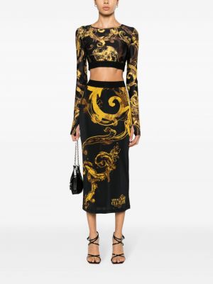 Top mit print Versace Jeans Couture