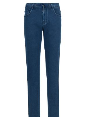 Прямые джинсы Corneliani синие
