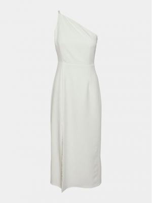 Коктейлна рокля Yas бяло
