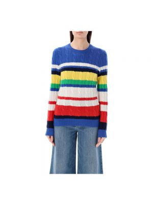 Sweter z kaszmiru w paski Ralph Lauren