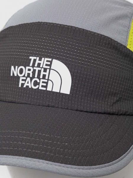 Kapa s printom The North Face siva