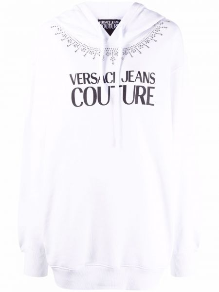 Pullover με σχέδιο Versace Jeans Couture λευκό