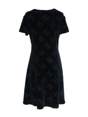 Kleid mit print Chanel Pre-owned schwarz