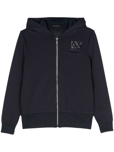 Lynlås hættetrøje Armani Exchange blå