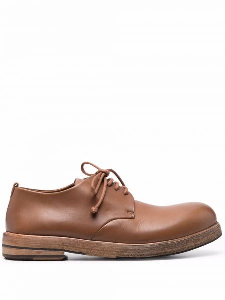 Csipkés fűzős derby cipő Marsell barna