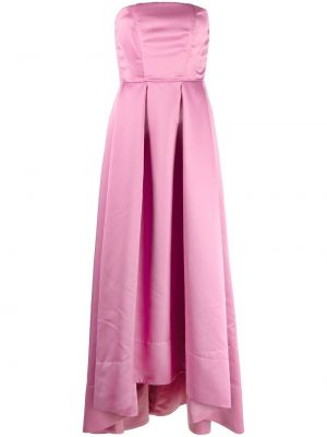 Вечерна рокля с висока талия Pinko розово