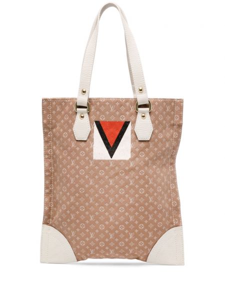 Mini-sac en lin Louis Vuitton Pre-owned
