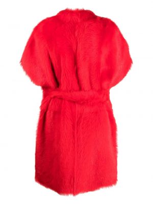 Oboustranný kabát Liska červený