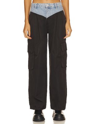 Pantaloni cargo plissettati Blanknyc nero