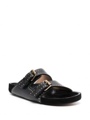 Sandale mit schnalle mit spikes Isabel Marant schwarz