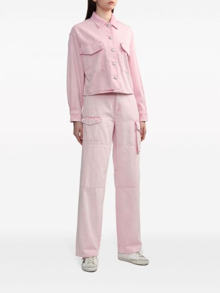 Džínová bunda Rag & Bone růžová