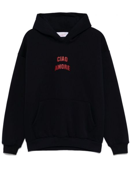 Baskılı hoodie Giada Benincasa mavi