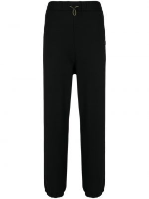 Haftowane spodnie sportowe bawełniane Palmer / Harding czarne