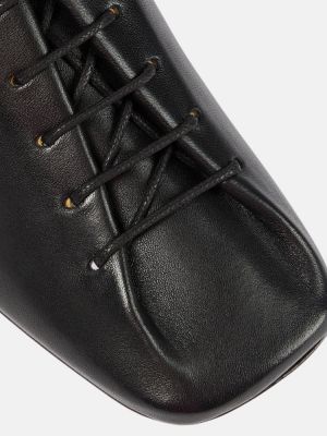 Kožne derby cipele Lemaire crna