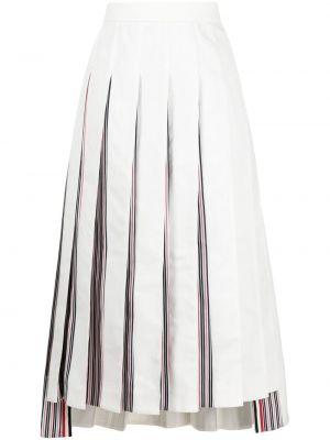 Spódnica plisowana Thom Browne biała