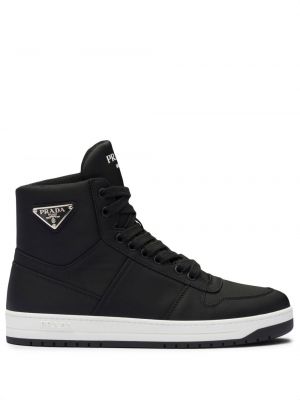 Sneakers i nylon Prada svart